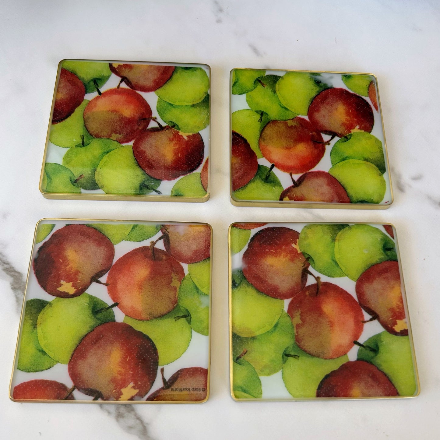 Apples Coaster Set