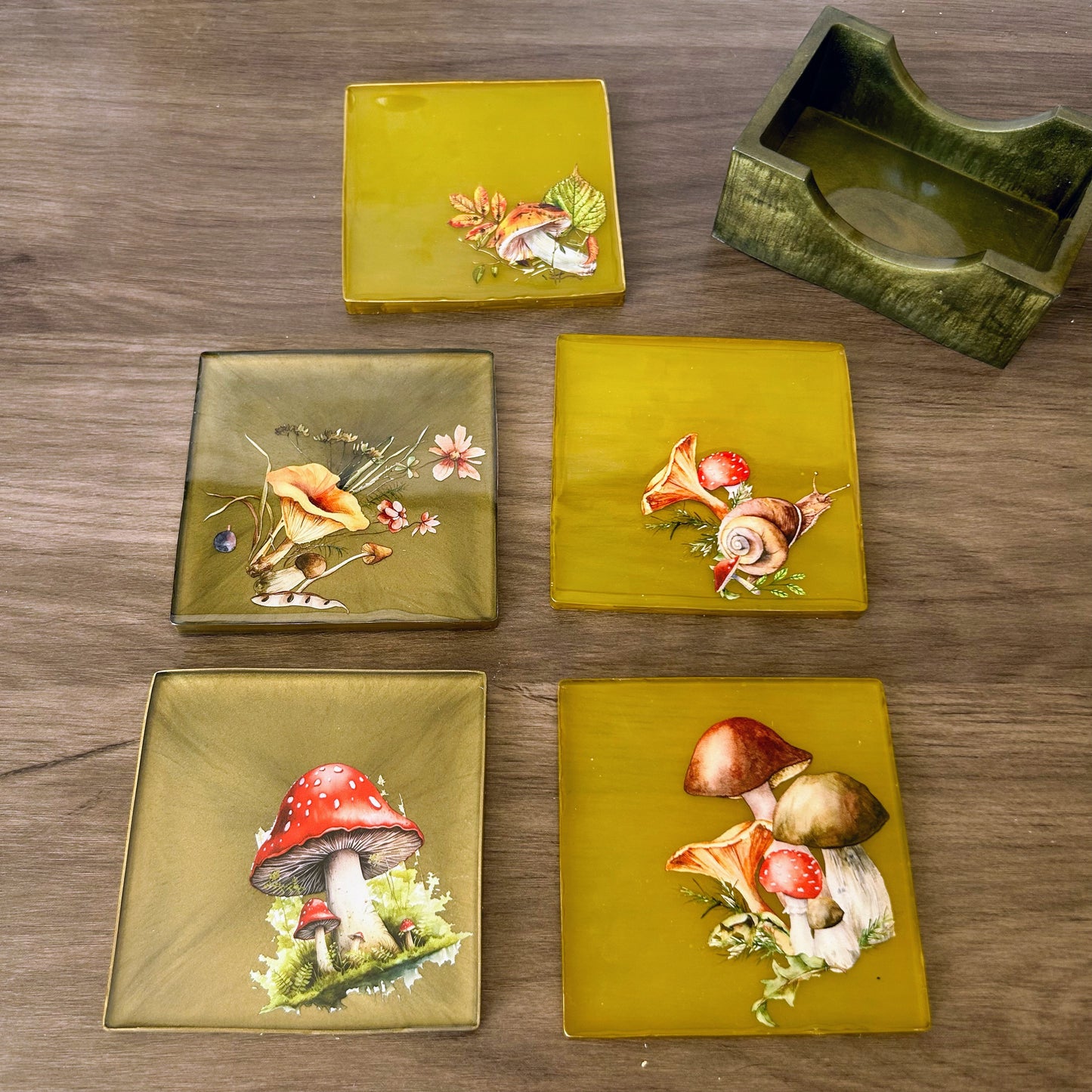 Mushroom Coaster Set