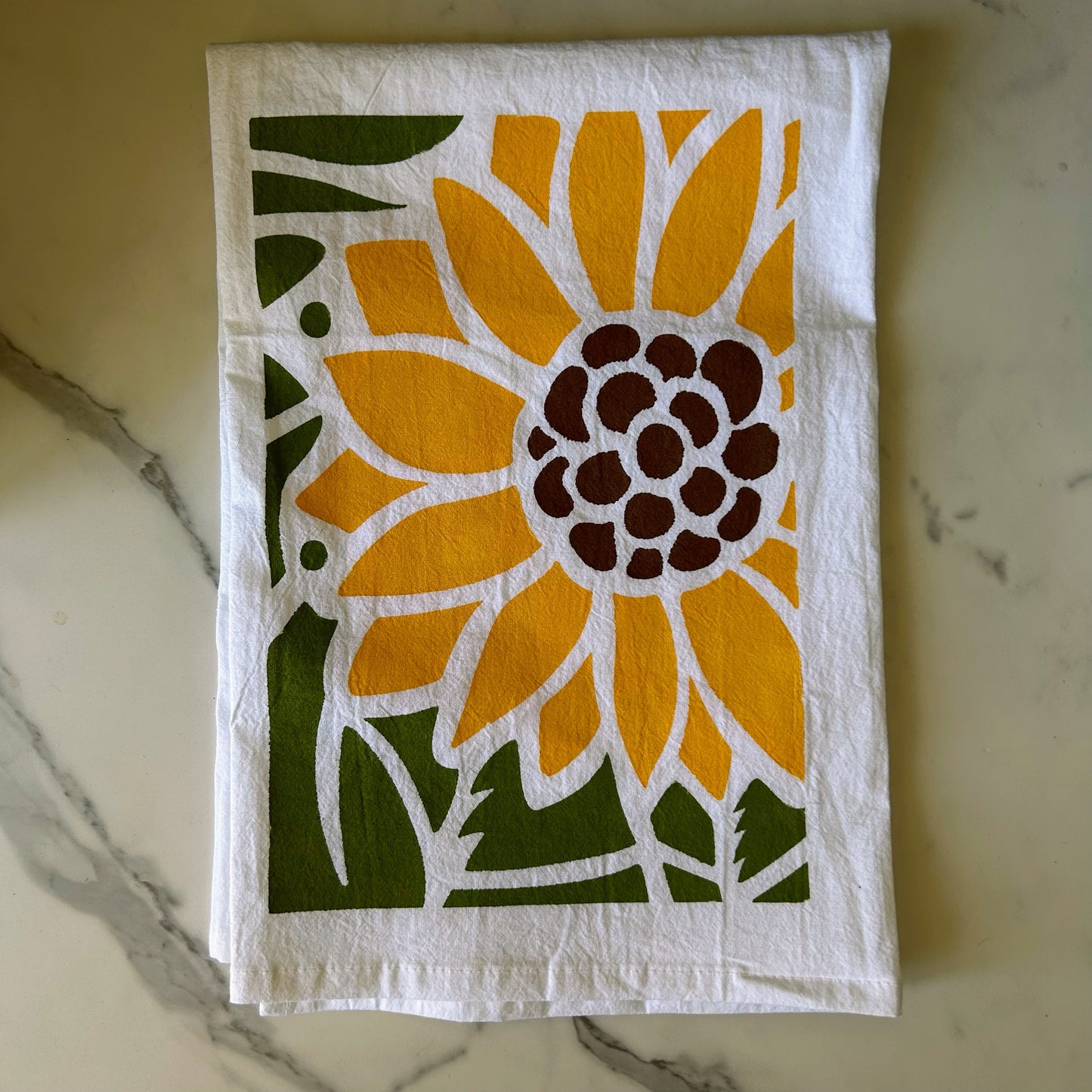 Sunflower Tea Towel