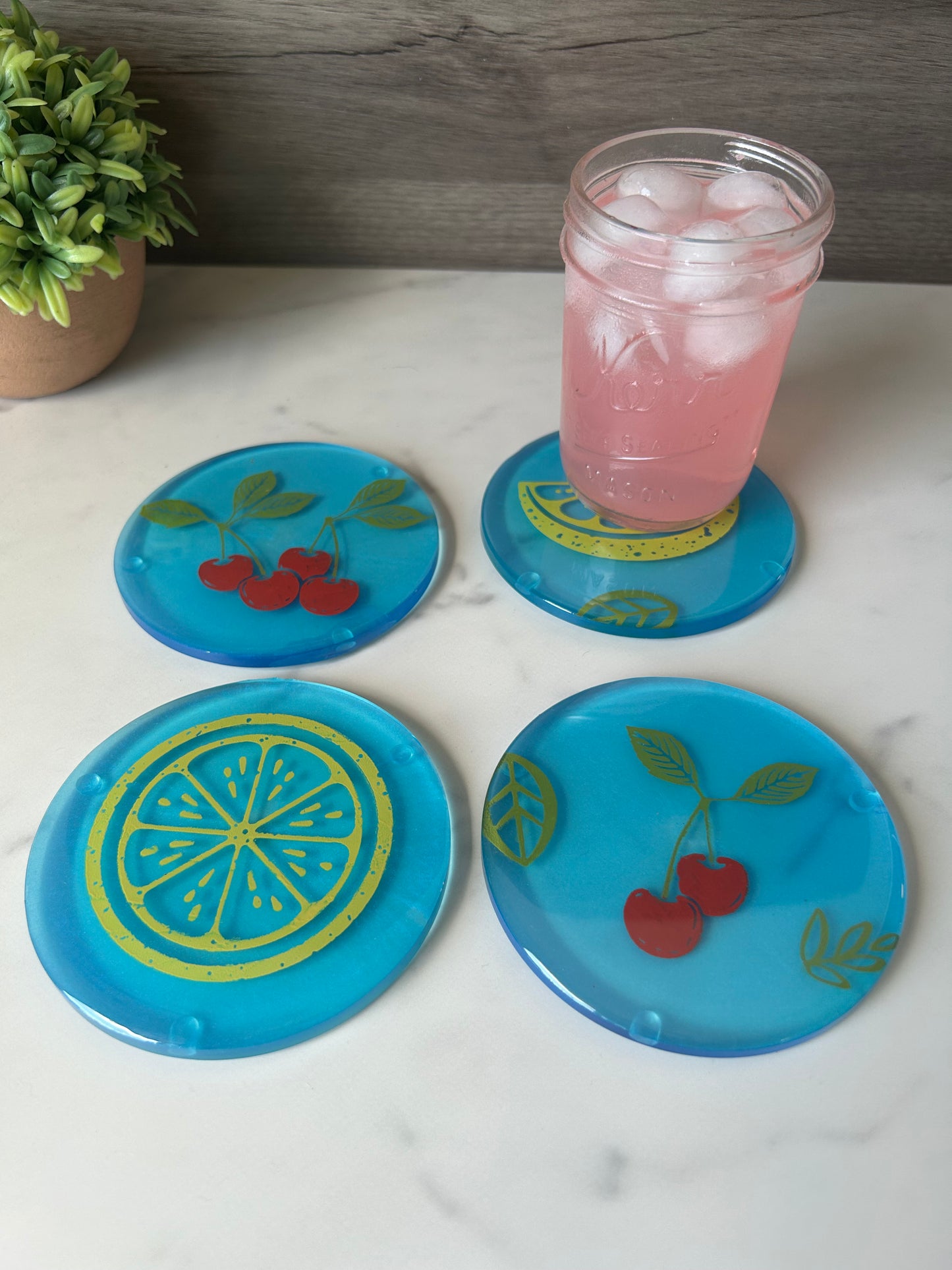 Fruit Coasters (set of 4)