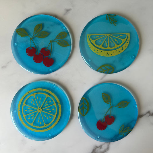 Fruit Coasters (set of 4)