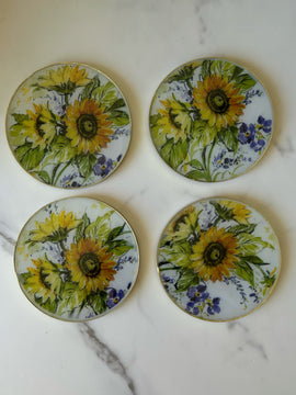 Sunflower coaster Set