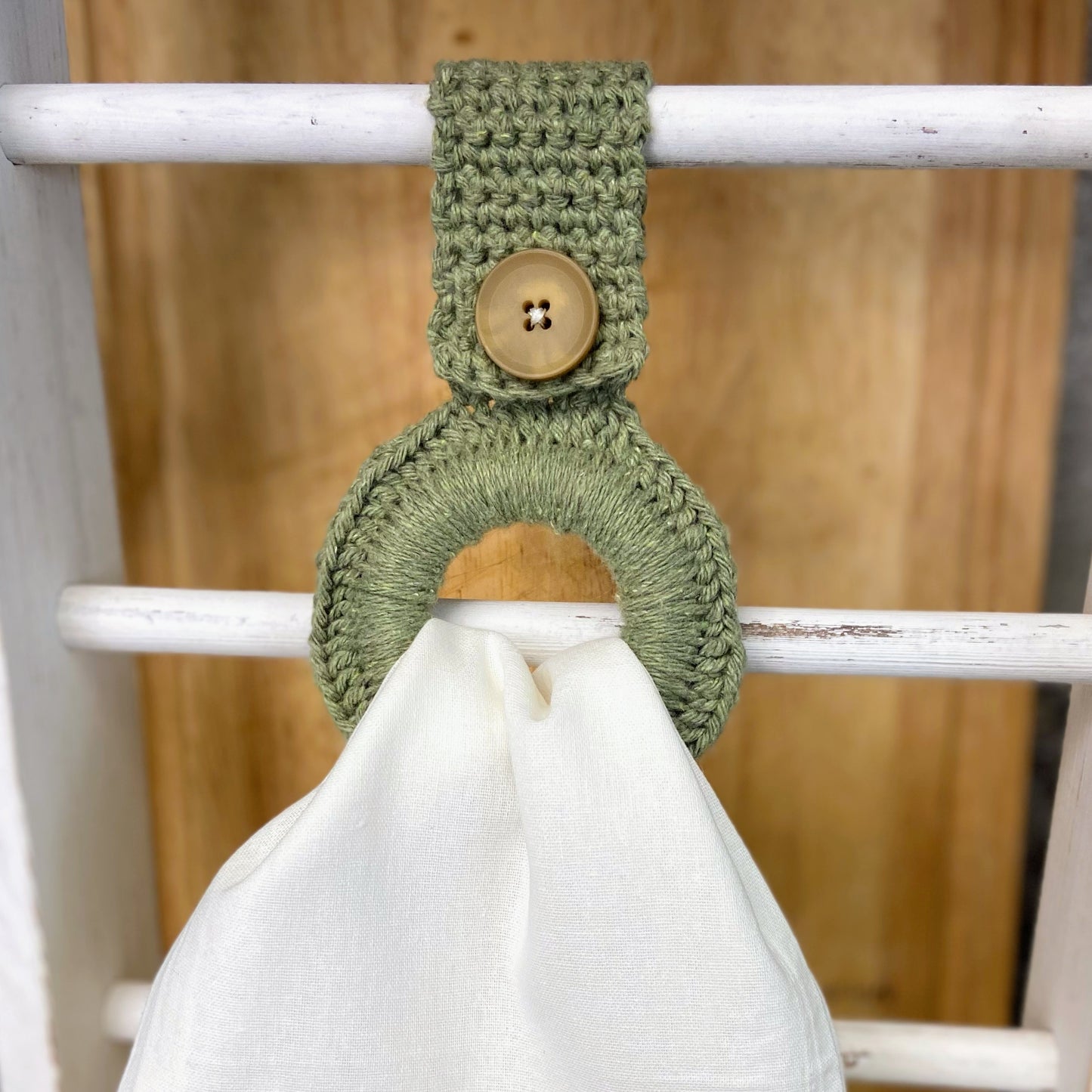 Green Towel Ring