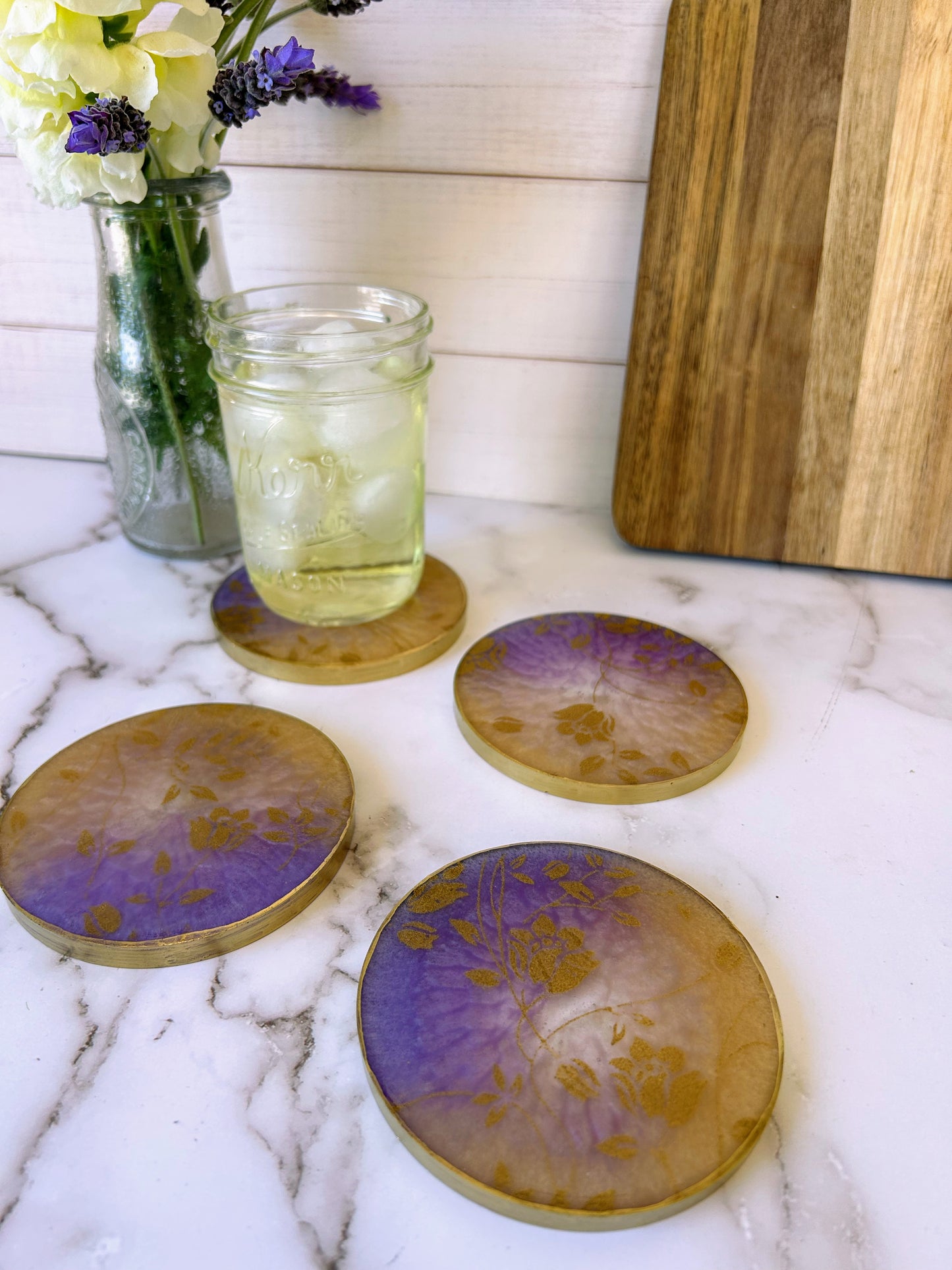 Rose Gold Coasters